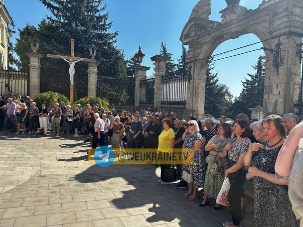 Прощання з Андрієм Парубієм 2 вересня у Львові / © Олександра Стасишин / "Ми - Україна"