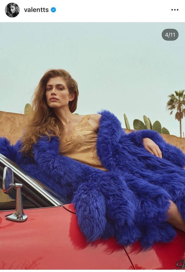 Валентина Сампайо в Harper’s Bazaar Greece / © Instagram Валентини Сампайо