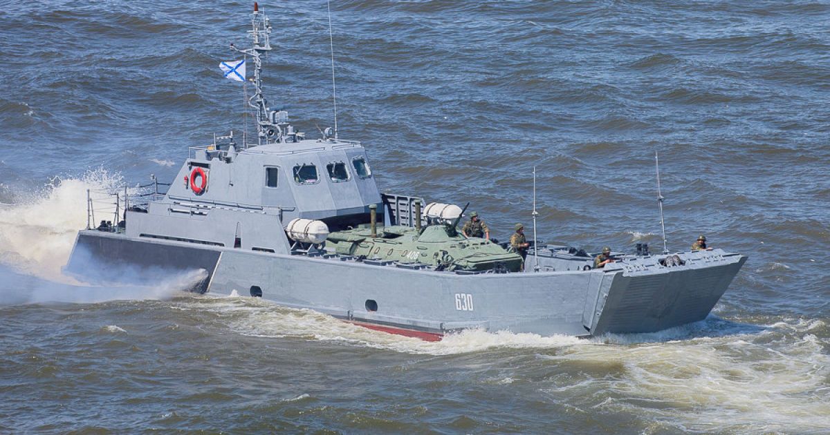 Десантный катер типа "Серна" уничтожен ВСУ в Черном море