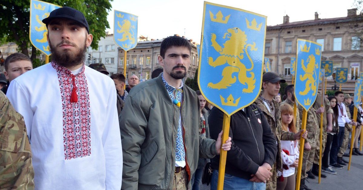 марш вишиванок, дивізія СС_15 / © УНИАН