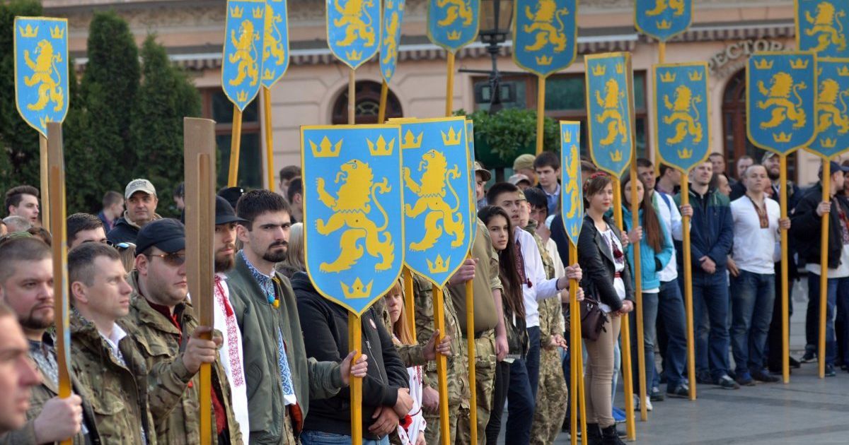 марш вишиванок, дивізія СС_14 / © УНИАН