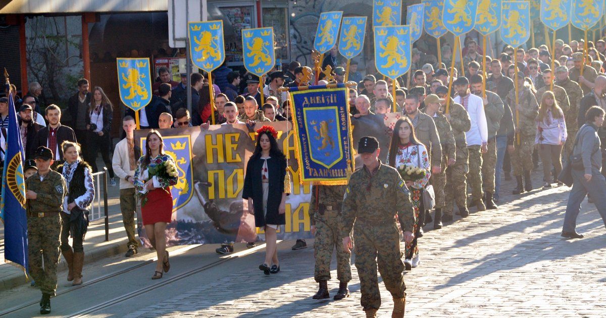 марш вишиванок, дивізія СС_3 / © УНИАН