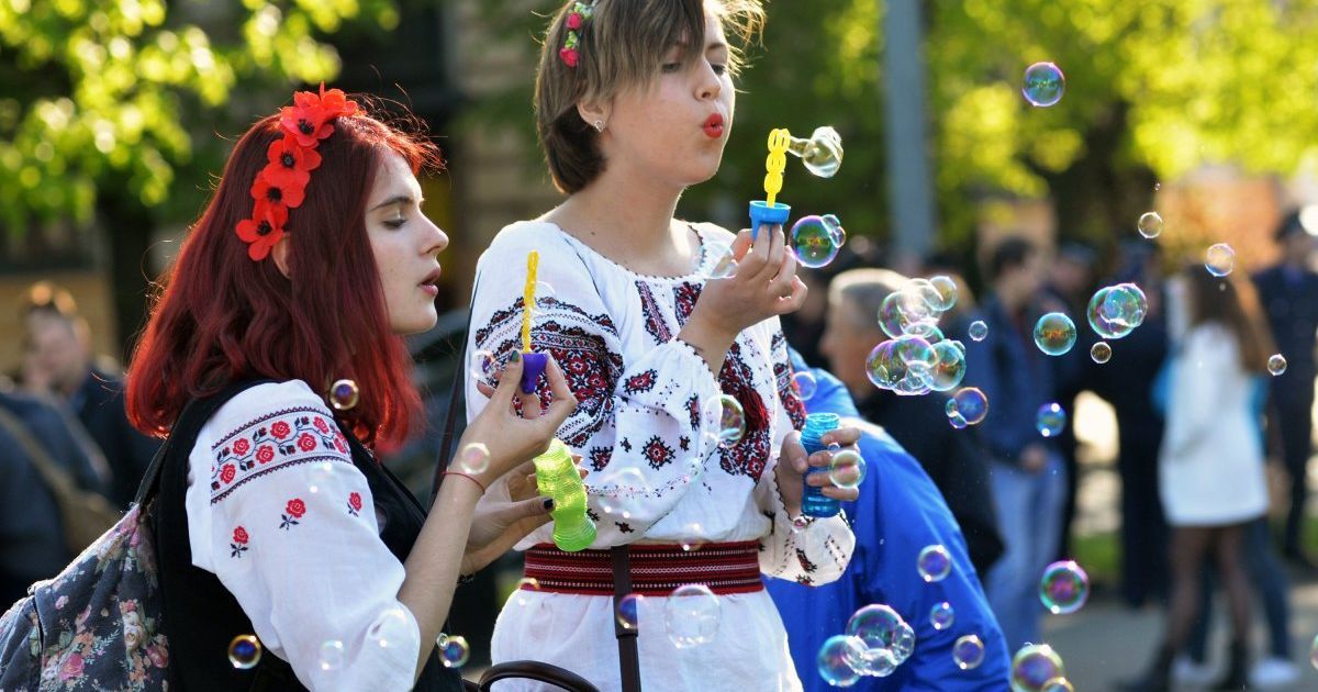 марш вишиванок, дивізія СС_10 / © УНИАН