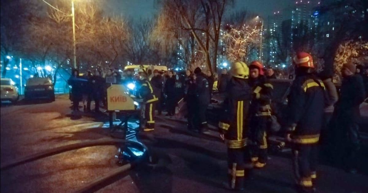 пожежа в Києві_1 / © ГСЧС