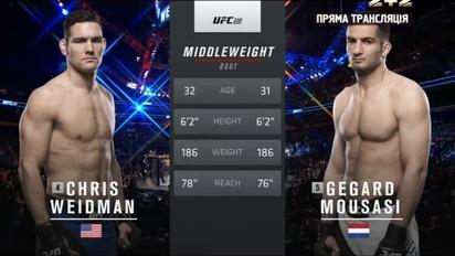 UFC. Герард Мусасі - Кріс Вайдман. Відео бою