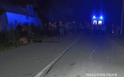 Во Львовской области 25-летний мотоциклист посреди дороги врезался в лошадь: мужчина и животное погибли (фото)