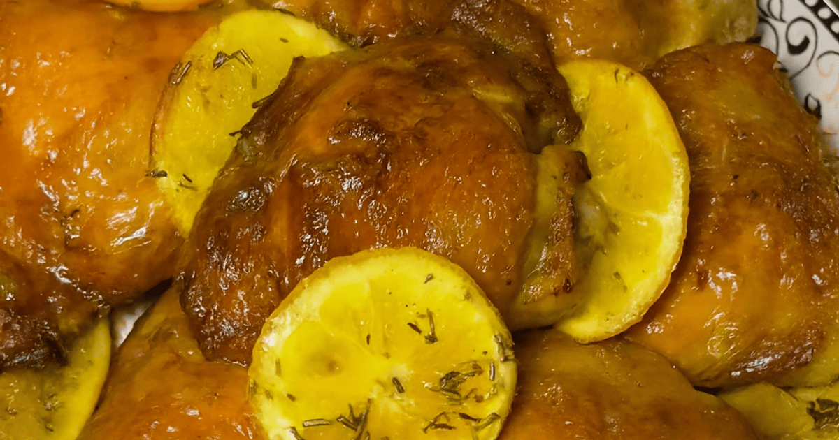 Курячі стегна з апельсинами tiktok.com_@radostina_ksenia_