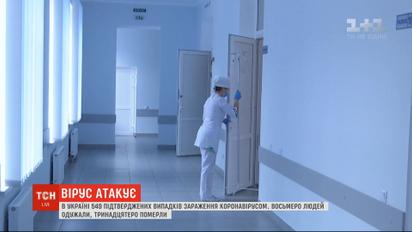 Недуга прогресує: більш пів тисячі осіб в Україні підходили коронавірусну інфекцію