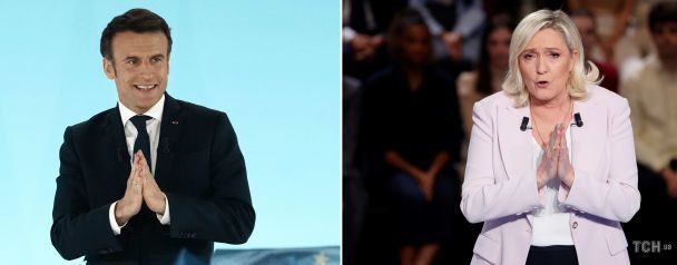 Марін Ле Пен та Емманюель Макрон / © Associated Press