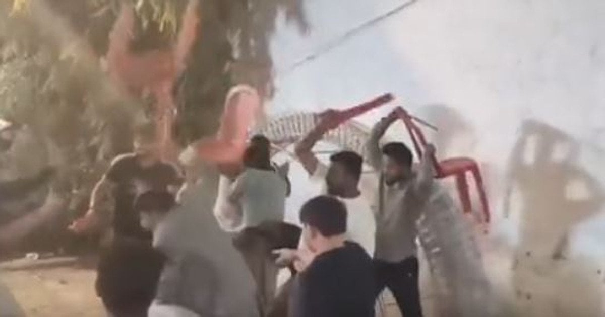 Драка на свадьбе