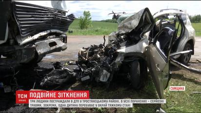 Чоловік з двома маленькими синами втрапив у ДТП на Сумщині