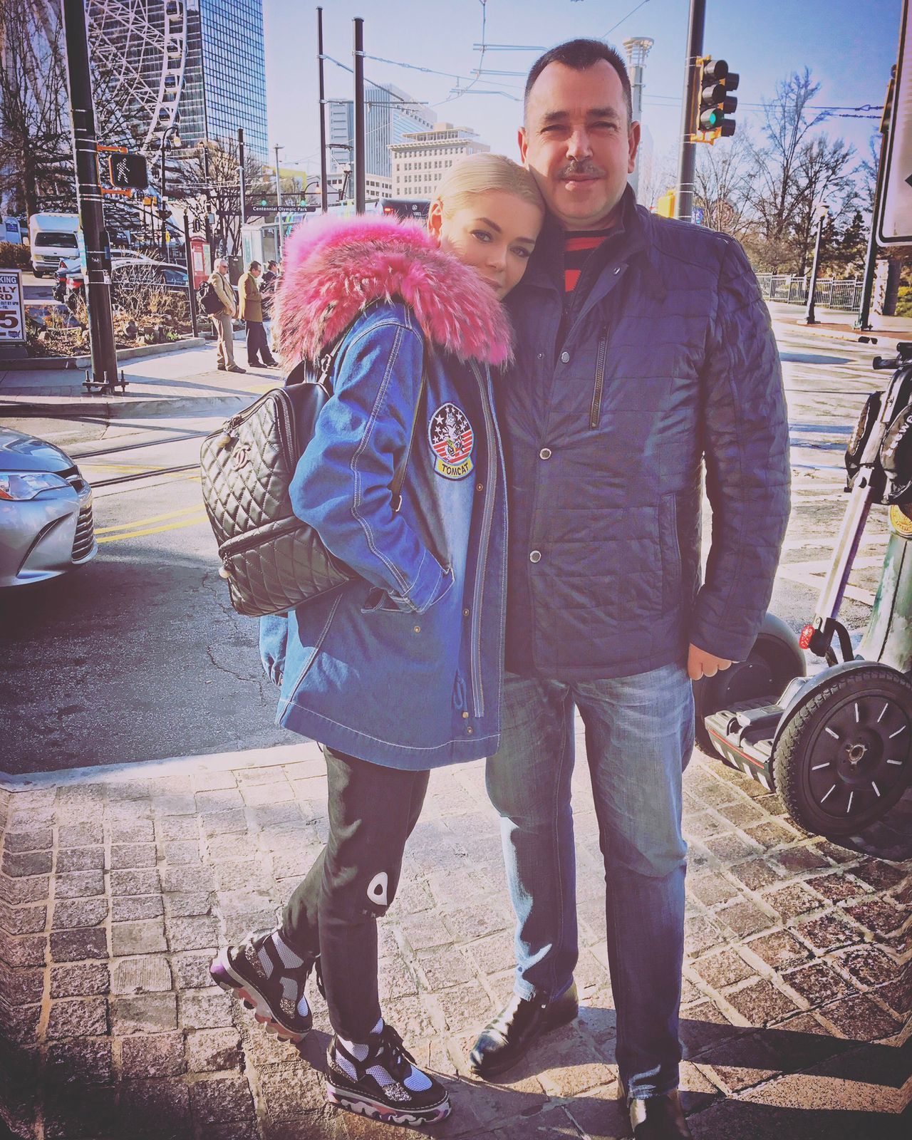 Алина Гросу с отцом / © instagram.com/alina_grosu