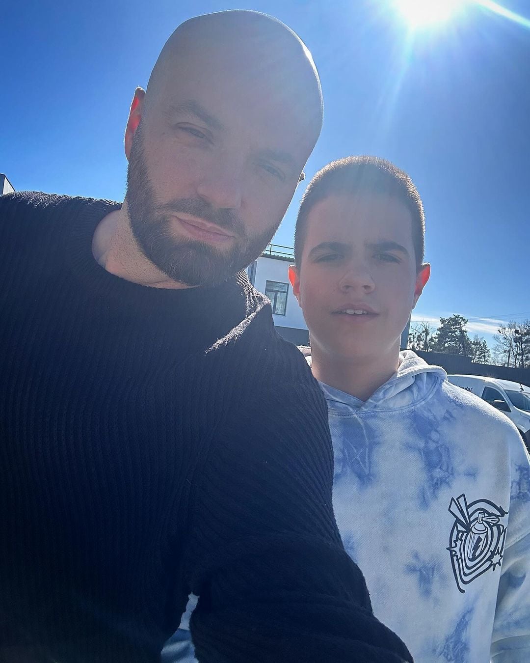 Слава Демин с сыном / © instagram.com/slavademin_official