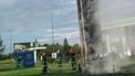 Во Львовской области на АЗС вспыхнула светодиодная стелла