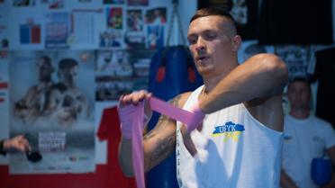 Александр Усик провел открытую тренировку перед боем за чемпионский титул. / © k2ukraine.com