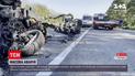 Новости Украины: авария пяти автомобилей на трассе "Киев-Чоп" полностью заблокировала движение