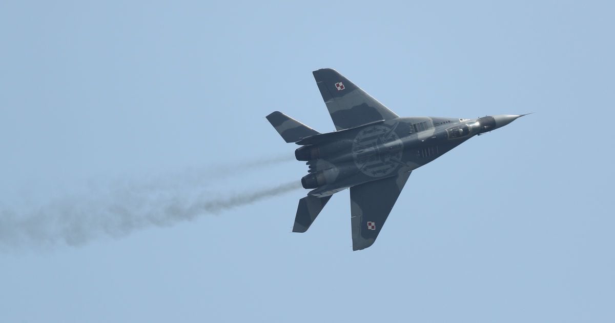 Військовий винищувач МіГ-29.