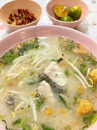 Рыбный суп с вермишелью