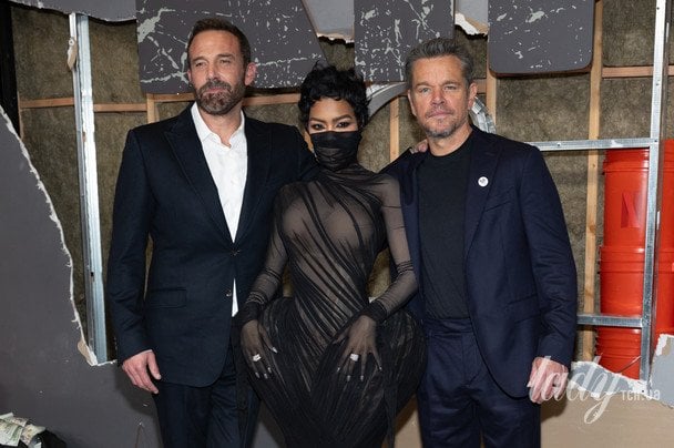 Бен Аффлек, Теяна Тейлор і Метт Деймон / © Associated Press