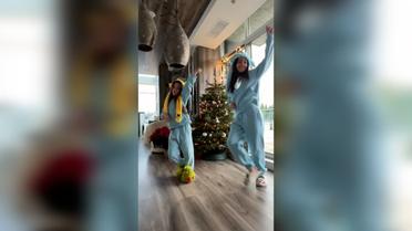 Катерина Кухар влаштувала енергійні танці з 10-річною донькою і показала, як проводжає рік