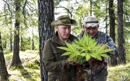 "Горбатая гора" и поиски Медведева в лесу. Соцсети обсуждают фото с отдыха Путина