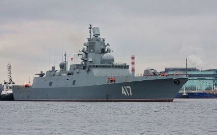 У границ Латвии заметили российский военный корабль