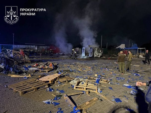 Насдіки атаки РФ на ринок Столичний / © Прокуратура Київської області