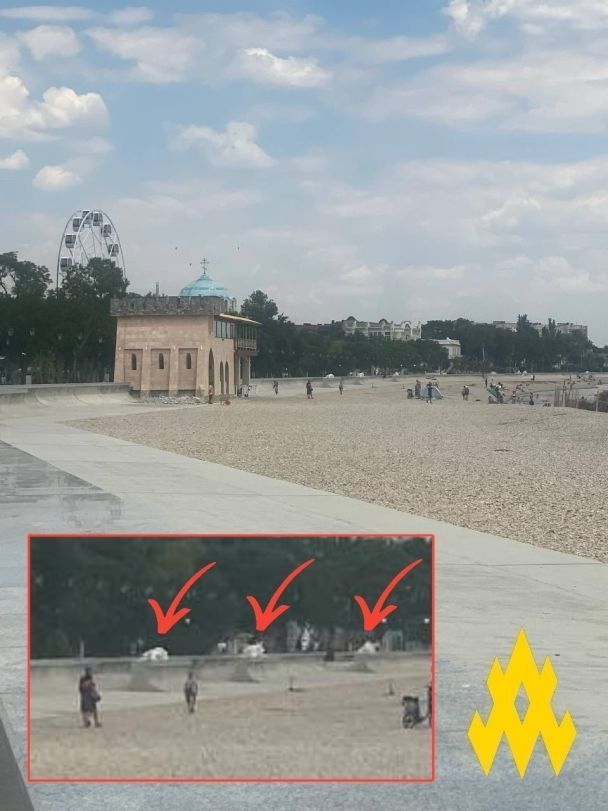 У Криму окупанти збільшують оборонні позицій вздовж узбережжя / © Telegram / Рух "АТЕШ"