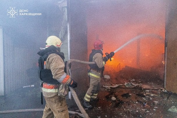 Ночные удары по Харькову: власти показали жуткие кадры