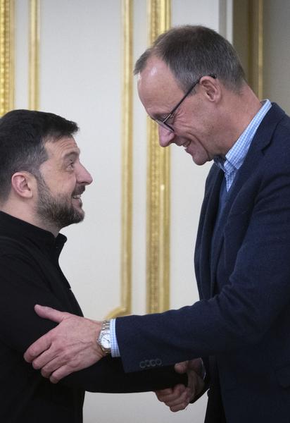 Владимир Зеленский и Фридрих Мерц