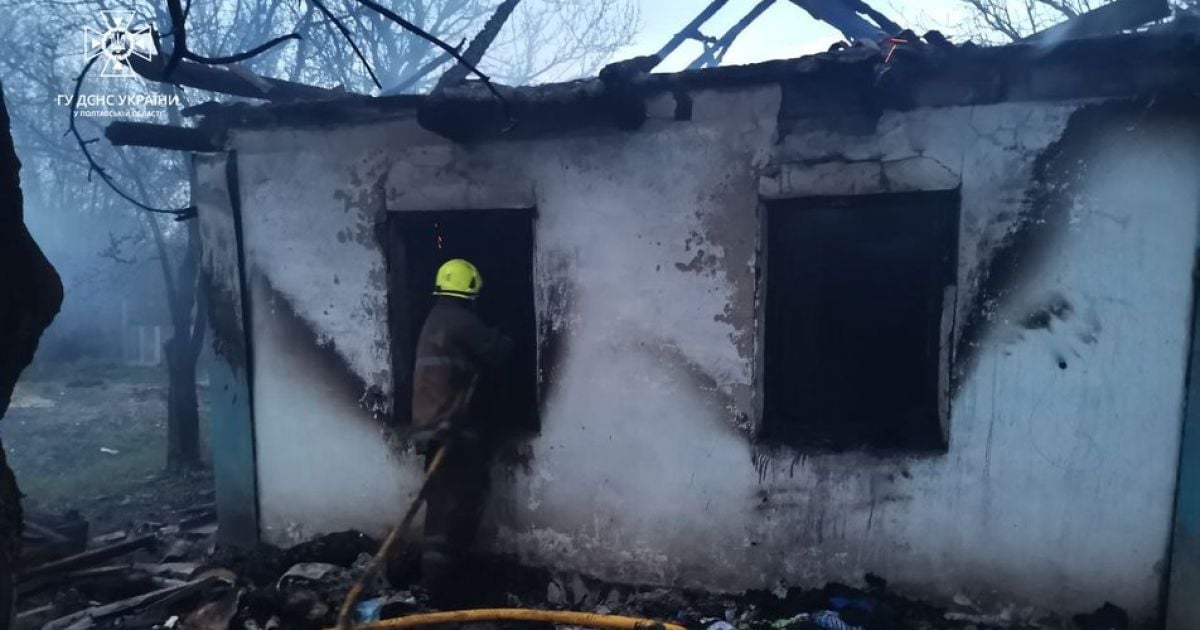 Мать не могла попасть в дом: на Полтавщине заживо сгорел ребенок