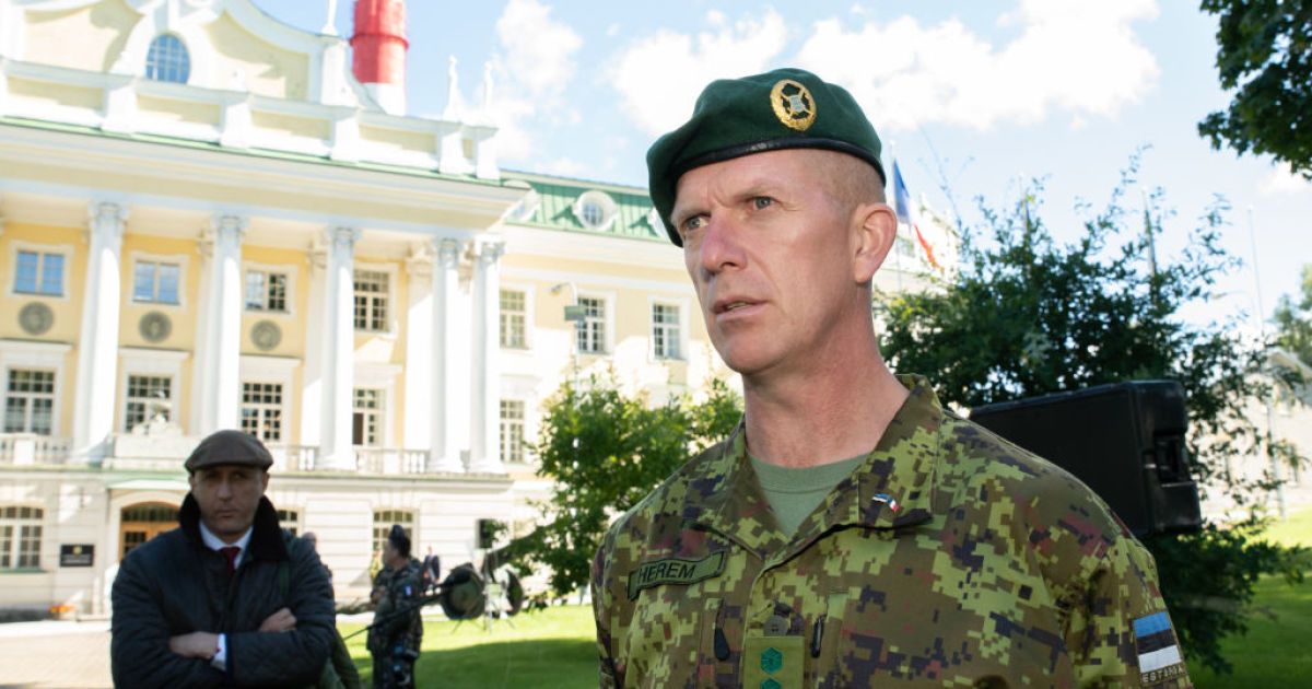 Командувач Сил оборони Естонії Мартін Герем