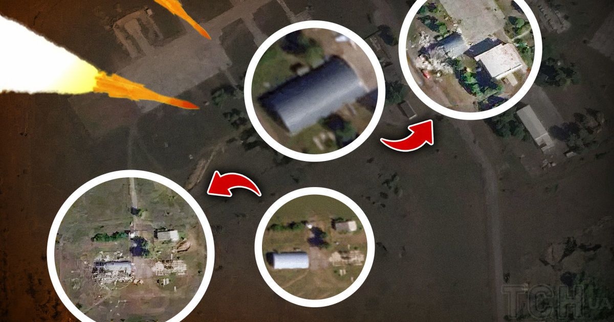 Результат атаки украинских дронов по военным аэродромам РФ/Коллаж ТСН.ua