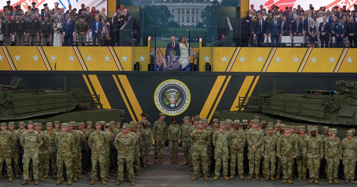 Военный парад в США 2025