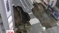 В Японии на шоссе внезапно образовалась глубокая пропасть