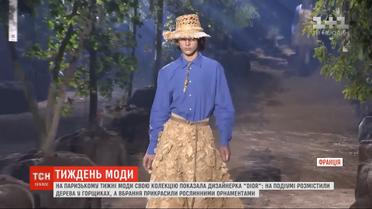 Дизайнер Dior показала свою коллекцию на парижской неделе моды