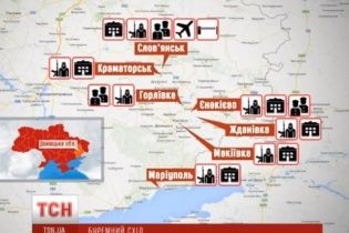 З початком АТО мапа "гарячих точок" Донбасу залишається майже без змін