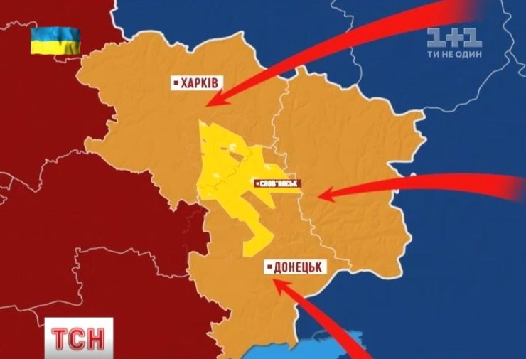 Карта покладів сланцевого газу Юзівський проект