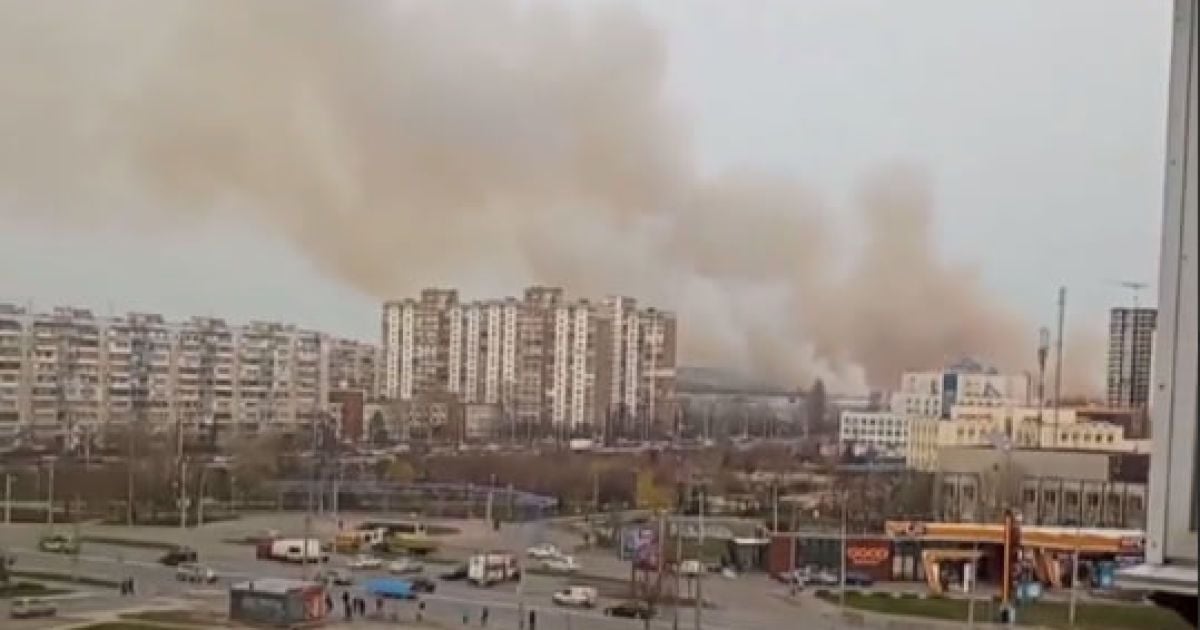 Пожежа на Троєщині 28 березня