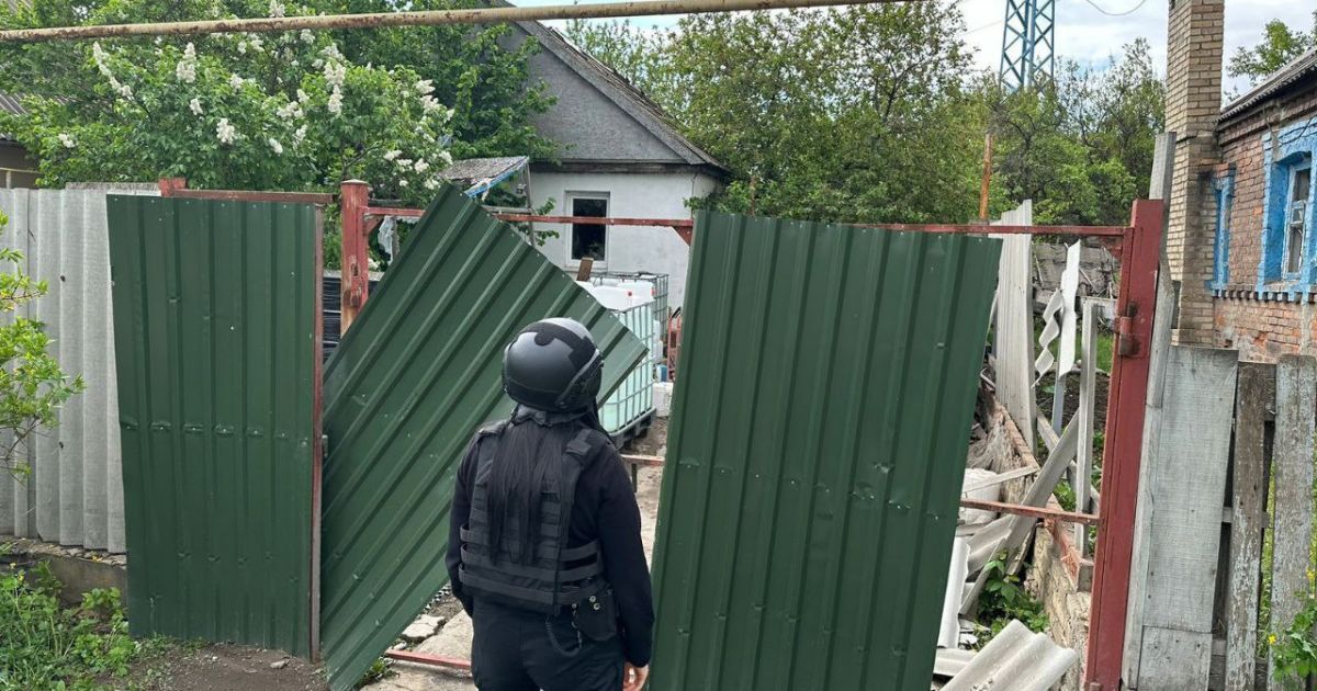Обстріл Костянтинівки 23 квітня. Фото: Вадим Філашкін.