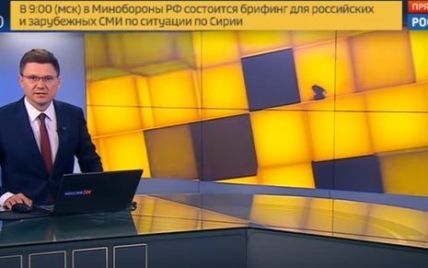 Российский телеканал ракетный удар по Сирии проиллюстрировал видео с обстрелом Луганска