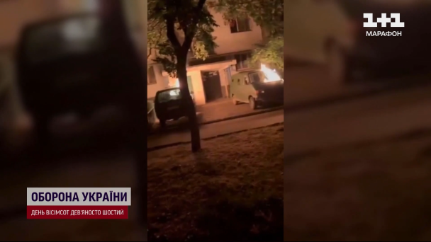 Момент поджога авто / © 