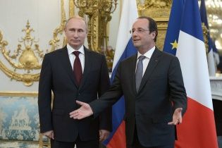 Путін та Олланд півтори години розмовляли про Україну