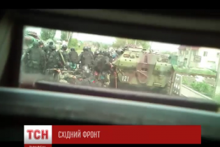 Эксклюзив ТСН: украинские силовики показали видео кровавых боев с террористами