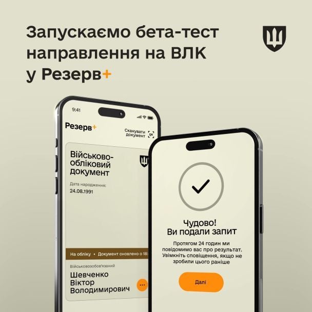Бета-тестирование электронных направлений на ВЛК в "Резерв+" / © Facebook Катерины Черногоренко
