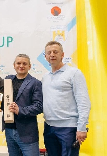 Ukrainian Federation of Karate awards Vasyl Kostyuk an honorary degree