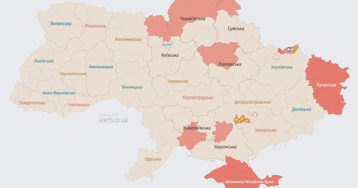 Мапа тривог