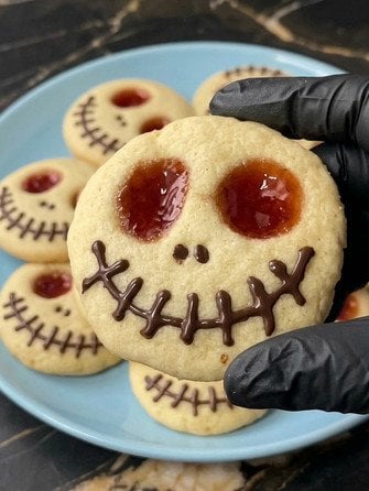 Печенье Джека Скеллингтона instagram.com_snackswonders