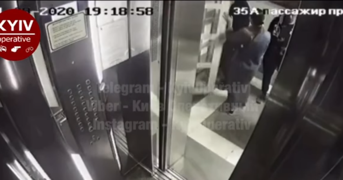 В Киеве лифт едва не убил людей: жуткое видео