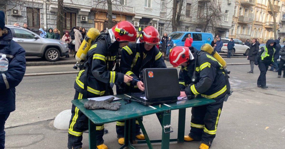 Пожежа мінкульт_2 / © Пресс-служба МВД Украины